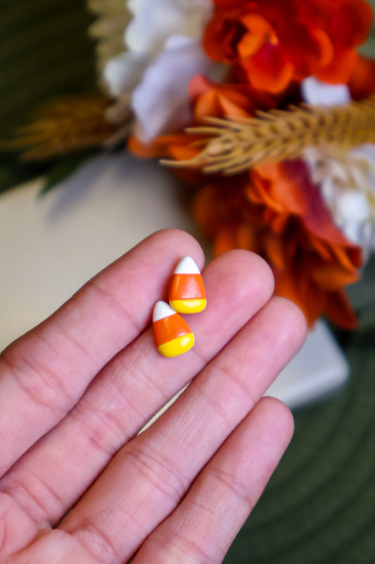 Candy Corn Stud Earrings