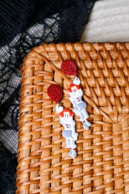 Horror Clown Earrings