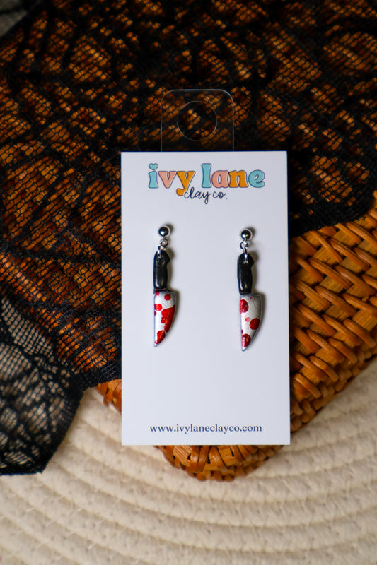 Slasher Knife Earrings