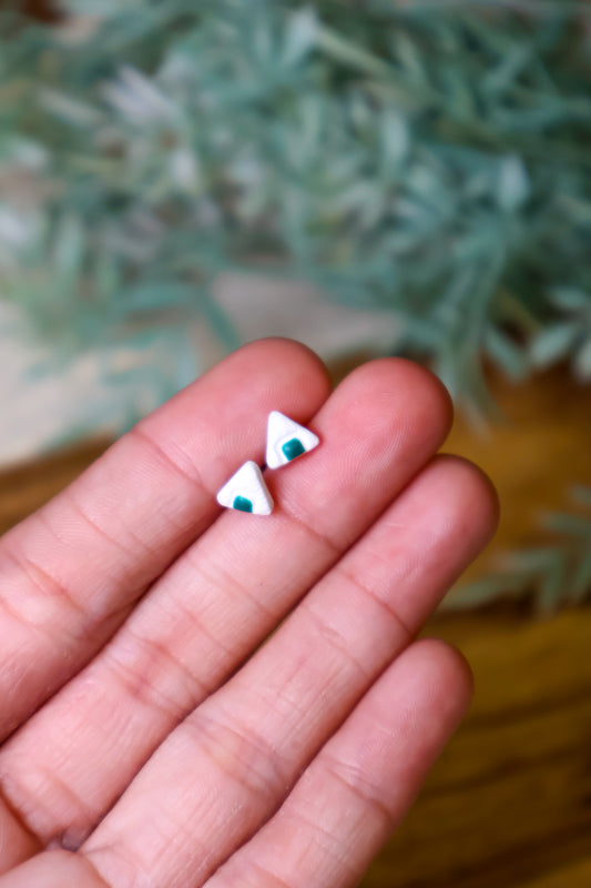 Onigiri (Japanese Rice Ball) Stud Earrings