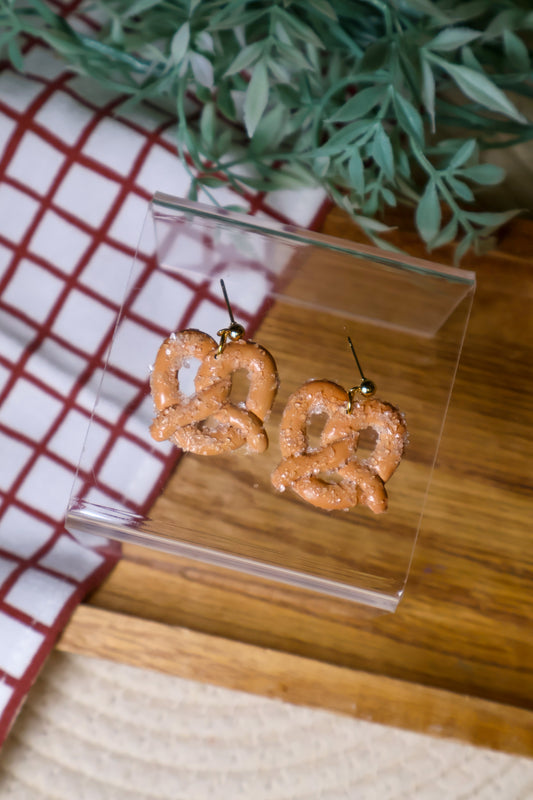 Salted Pretzel Earrings