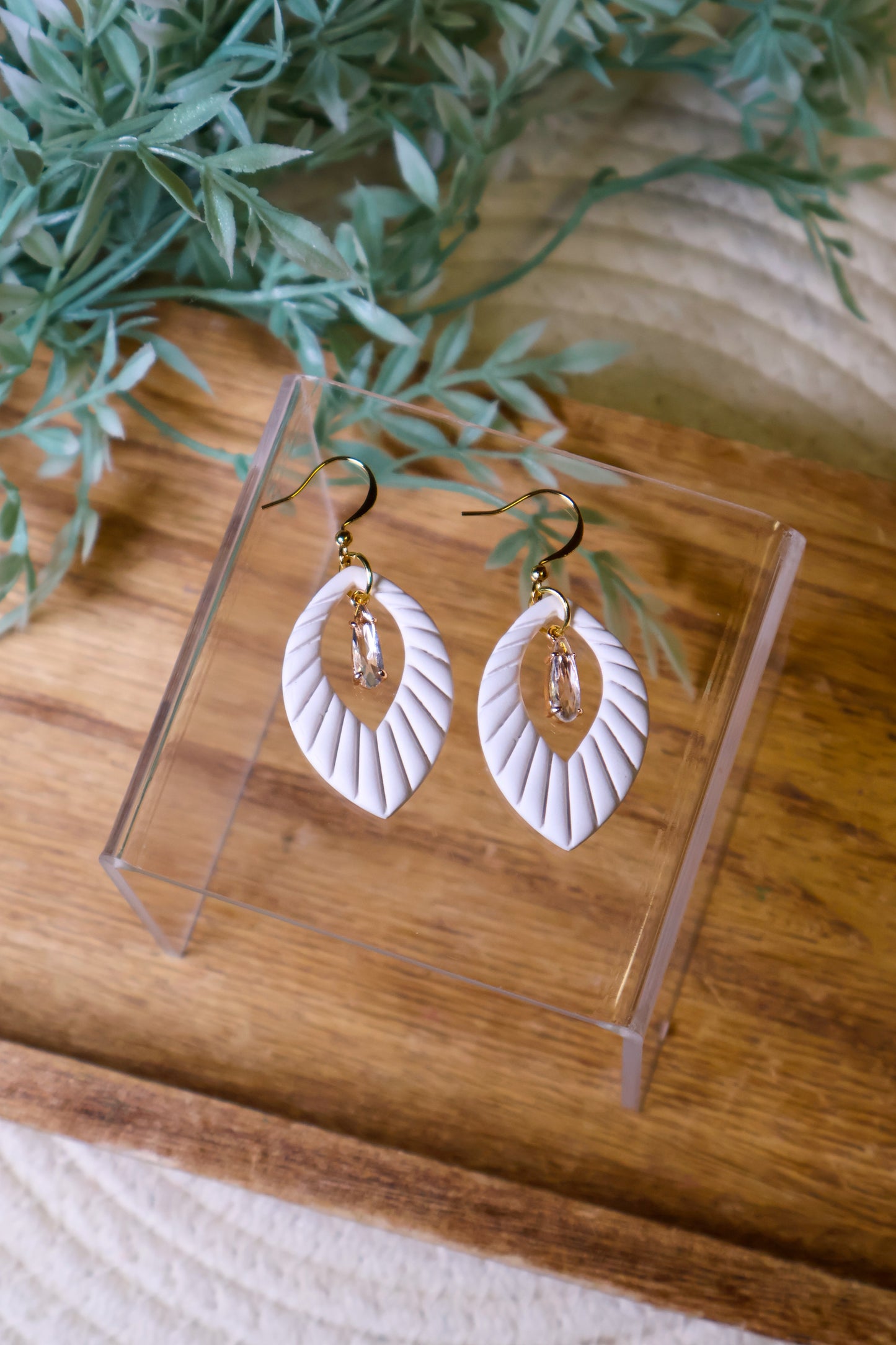 Lacey (V2) | Embossed Dangle Earrings