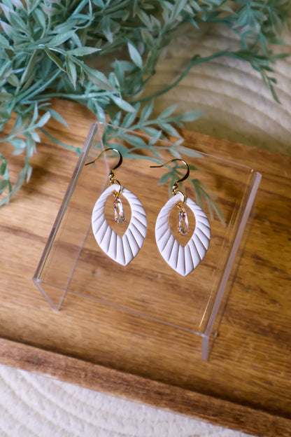 Lacey (V2) | Embossed Dangle Earrings