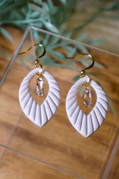 Lacey (V2) | Embossed Dangle Earrings