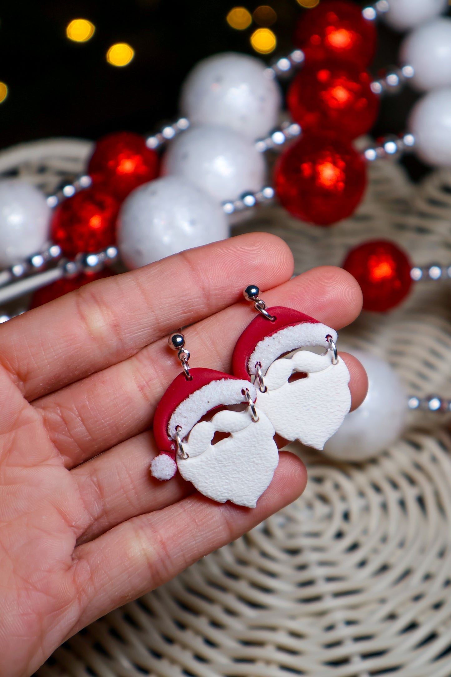 Santa Earrings