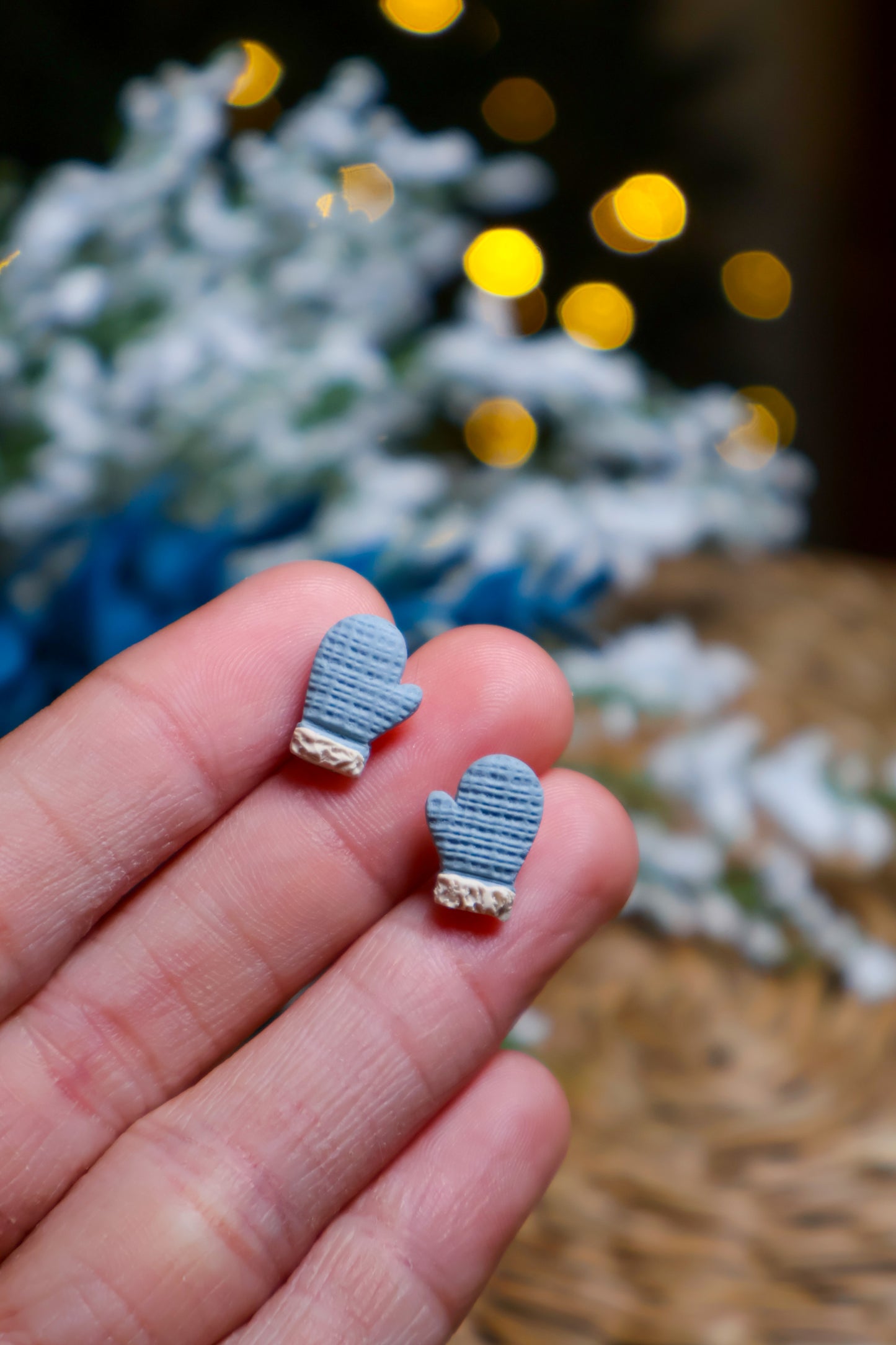 Cozy Mitten Stud Earrings