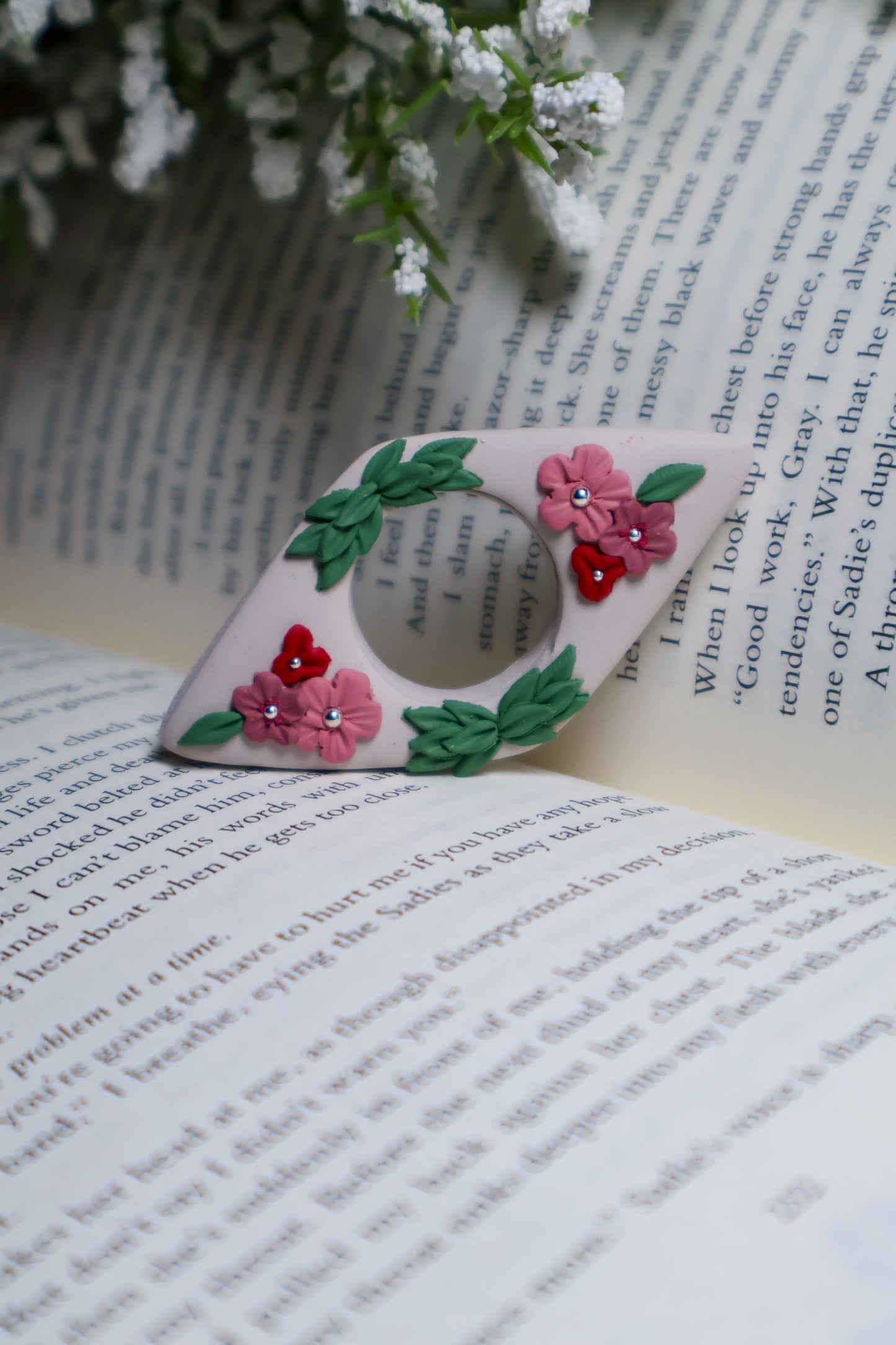 Floral Page Holder (FLAWED/PROTOTYPE)