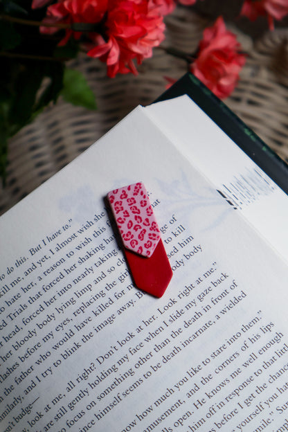 Mini Stacked Bookmark | Pink Cheetah