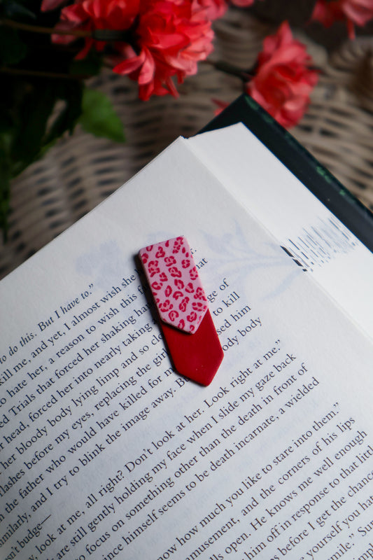 Mini Stacked Bookmark | Pink Cheetah