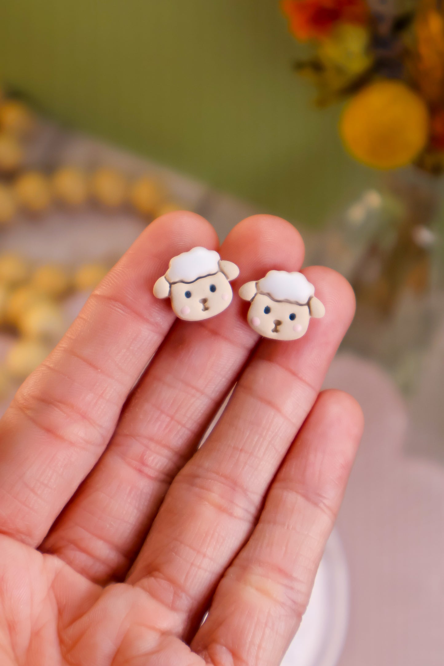 Little Lamb Stud Earrings