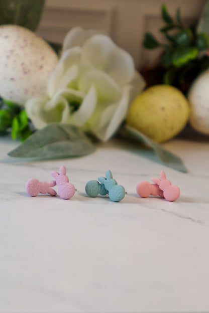 Simple Bunny Stud Earrings