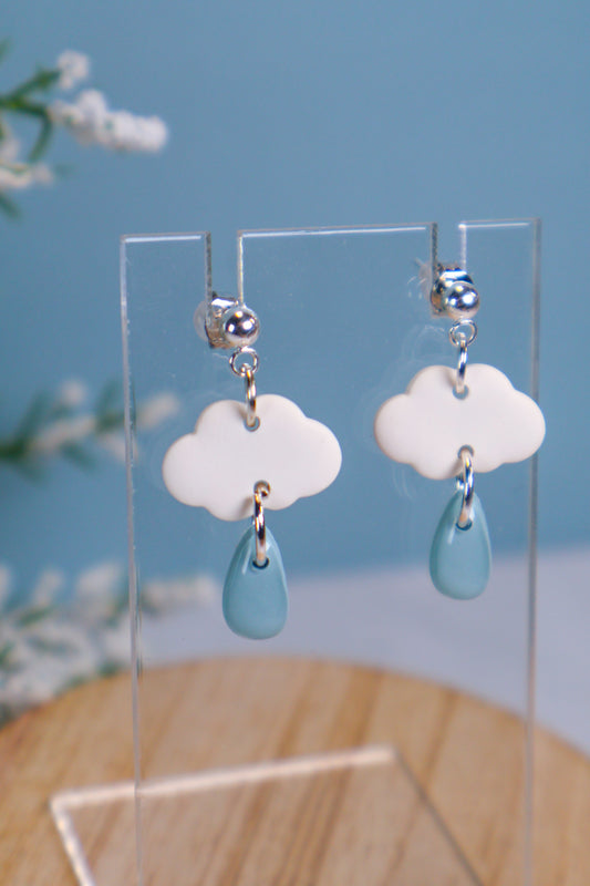 Mini Rain Cloud Dangles