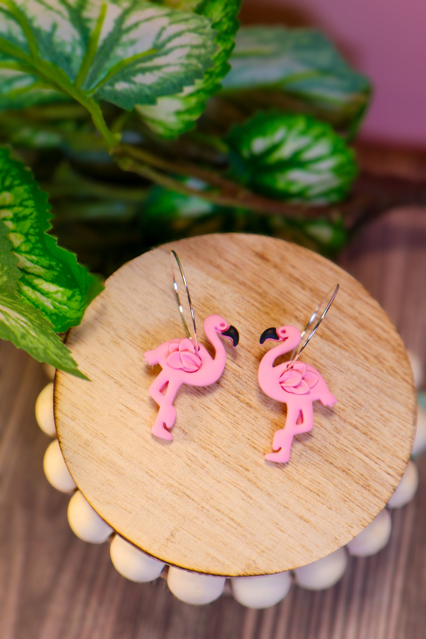 Pink Flamingo Earrings