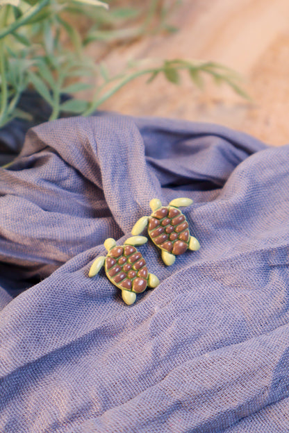 Sea Turtle Stud Earrings