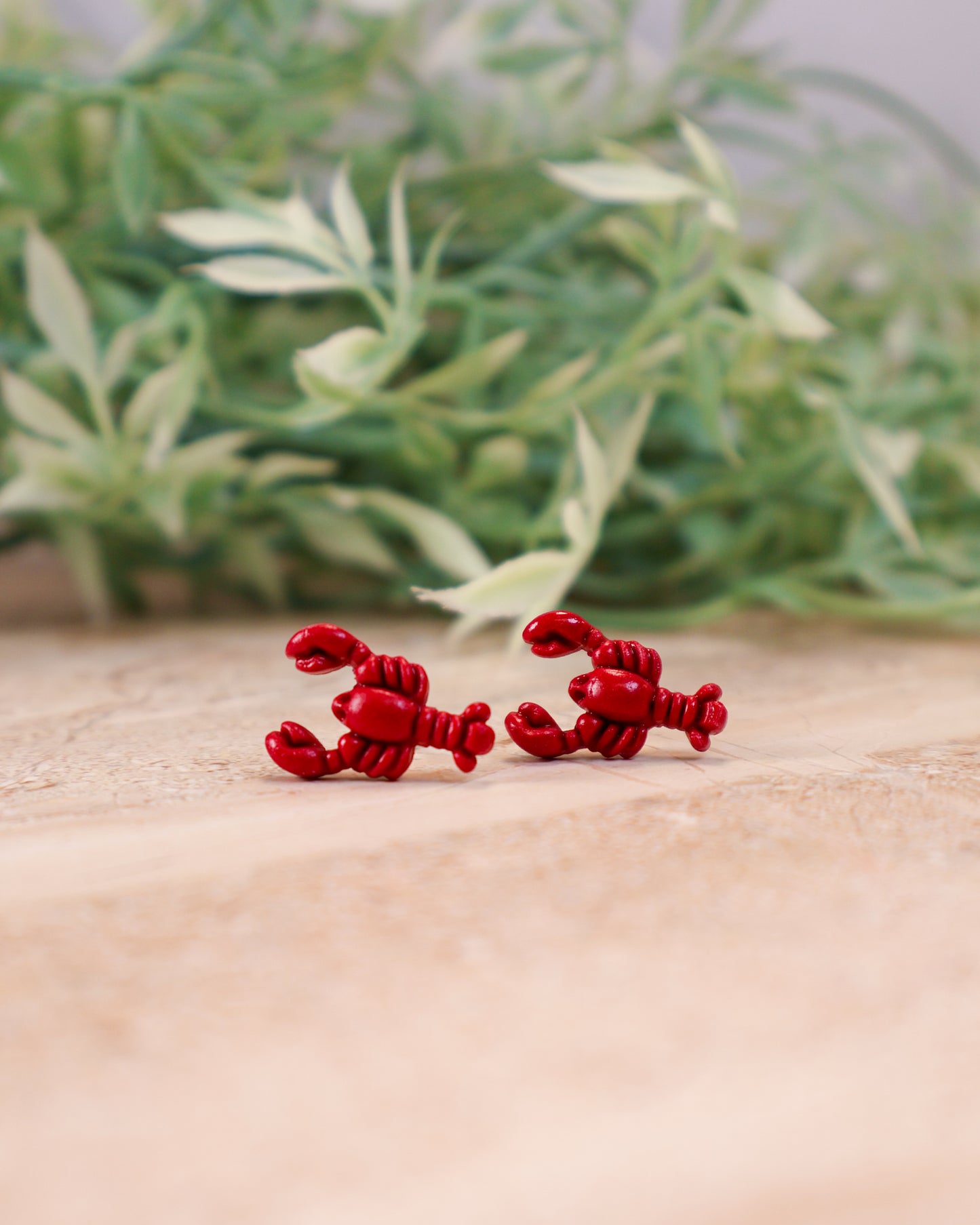 Lobster Stud Earrings