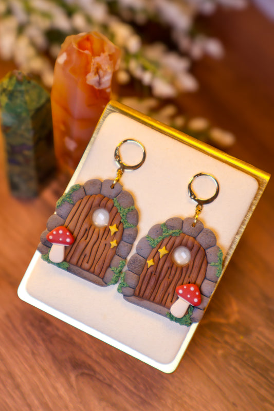 Forest Fairy Door Earrings