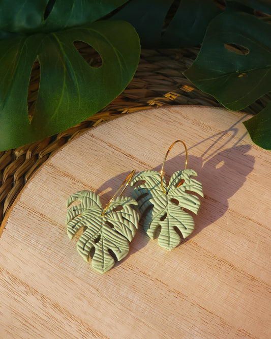 Monstera Hoops