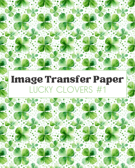 Lucky Clovers #1 - Transfer Sheet
