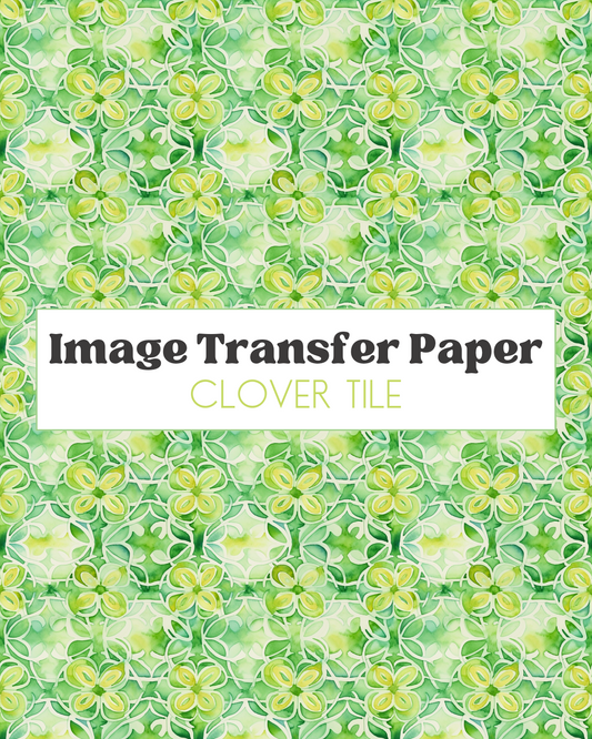 Clover Tile - Transfer Sheet