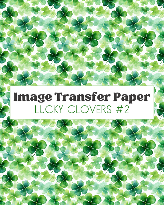 Lucky Clovers #2 - Transfer Sheet