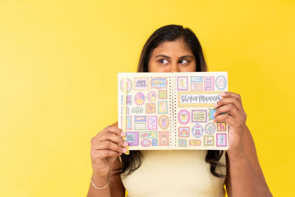 Sticker Museum Album | Colorful Reusable Sticker Book