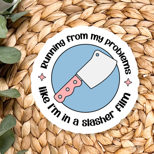 Running From My Problems | Waterproof Vinyl Sticker