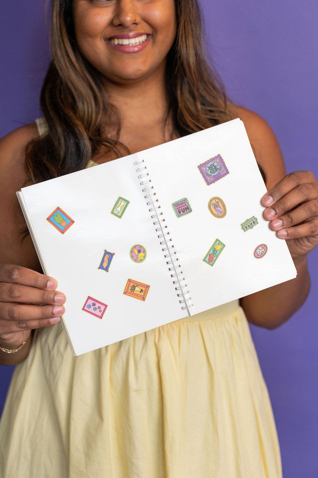 Sticker Museum Album | Colorful Reusable Sticker Book