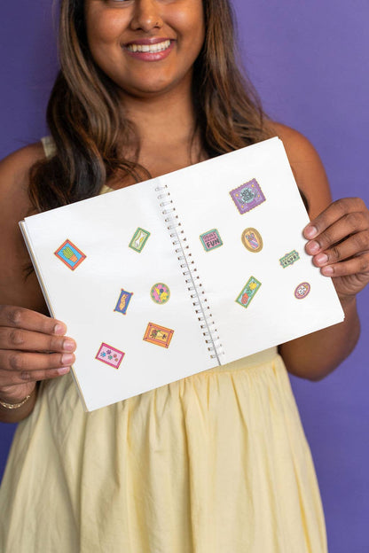 Sticker Museum Album | Colorful Reusable Sticker Book