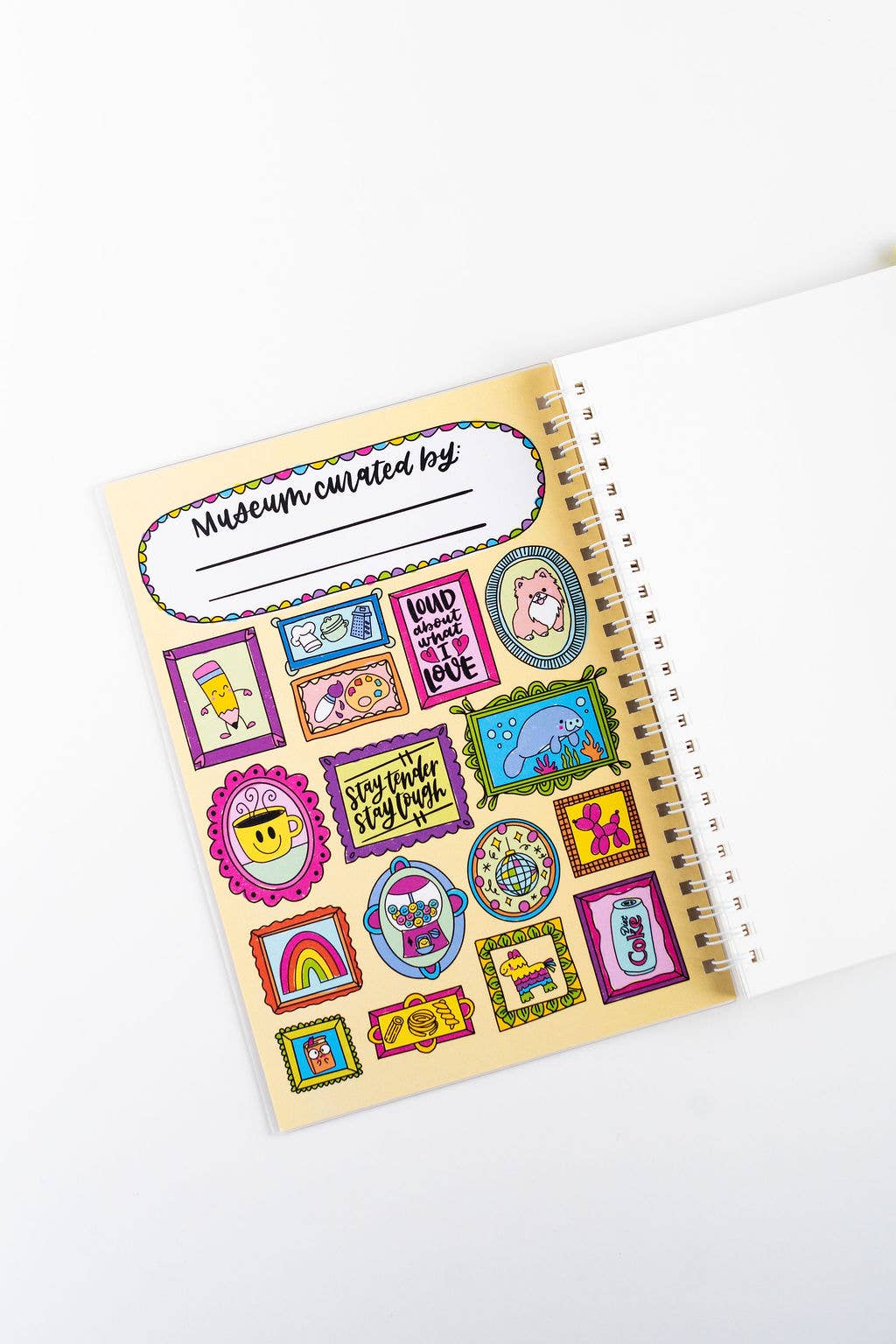 Sticker Museum Album | Colorful Reusable Sticker Book