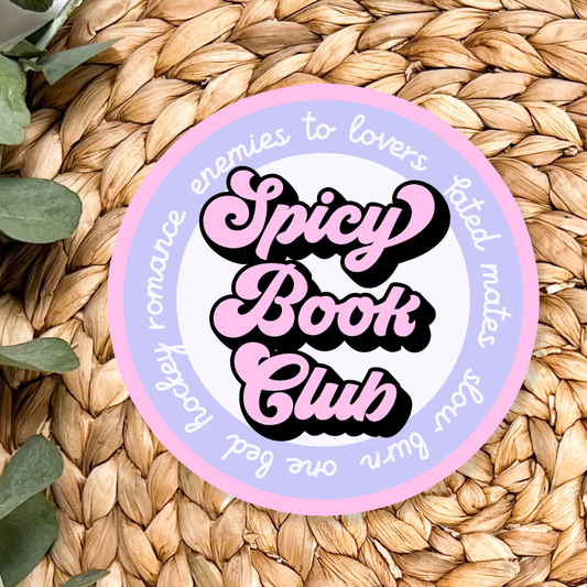 Spicy Book Club | Waterproof Vinyl Sticker
