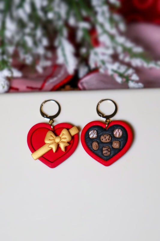 Valentine's Box of Chocolate Earrings
