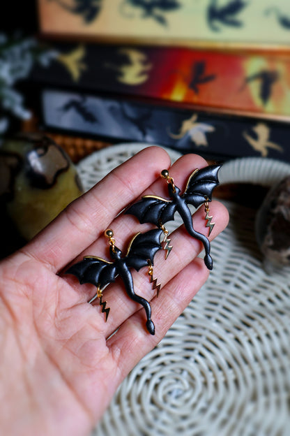 Lightning Dragon Earrings