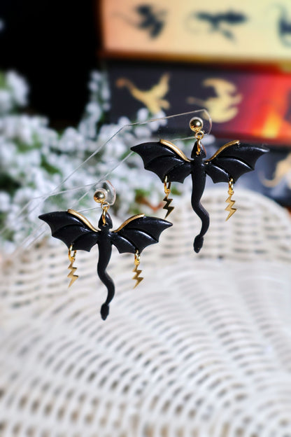 Lightning Dragon Earrings
