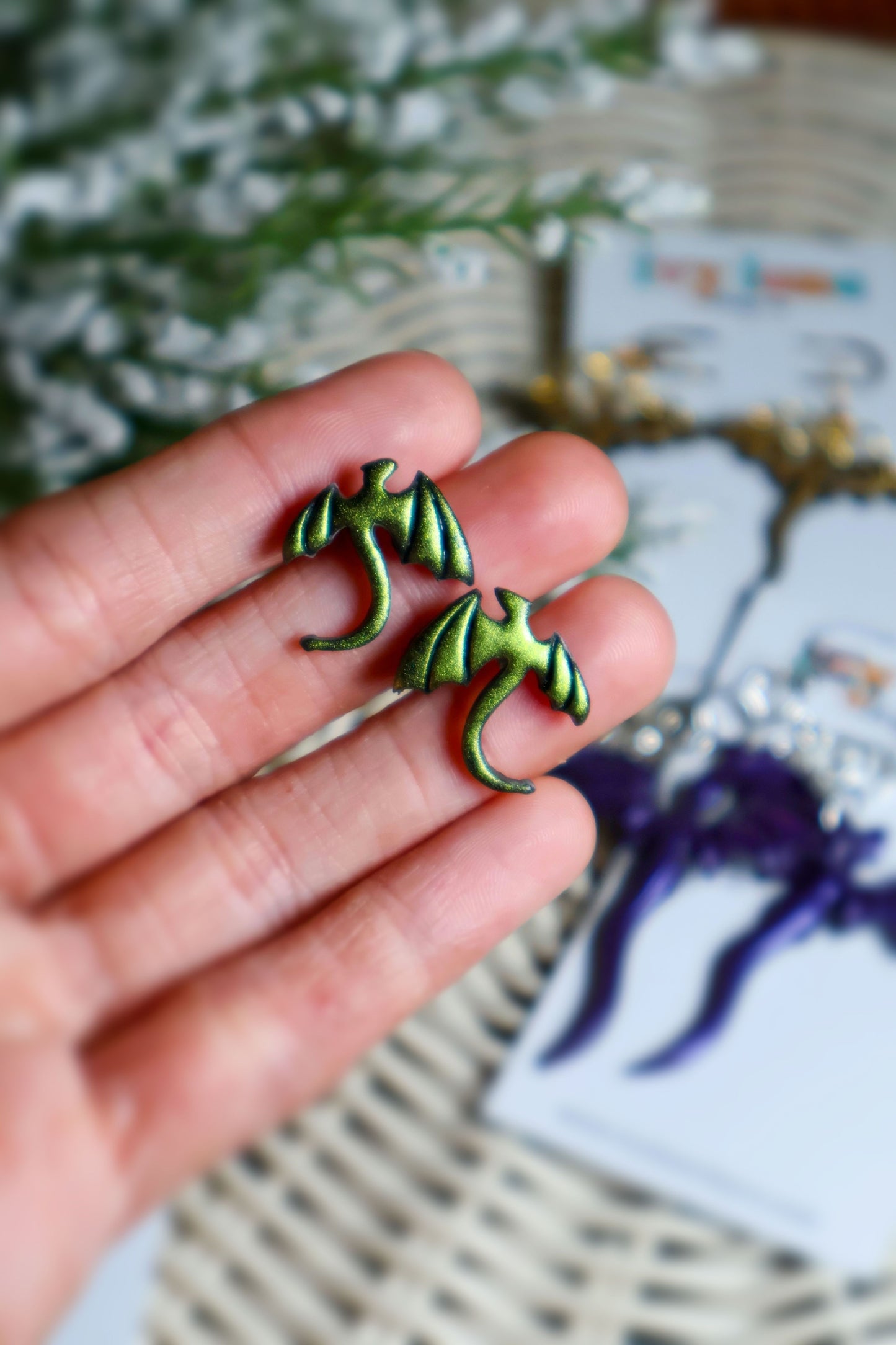 Dragon Stud Earrings