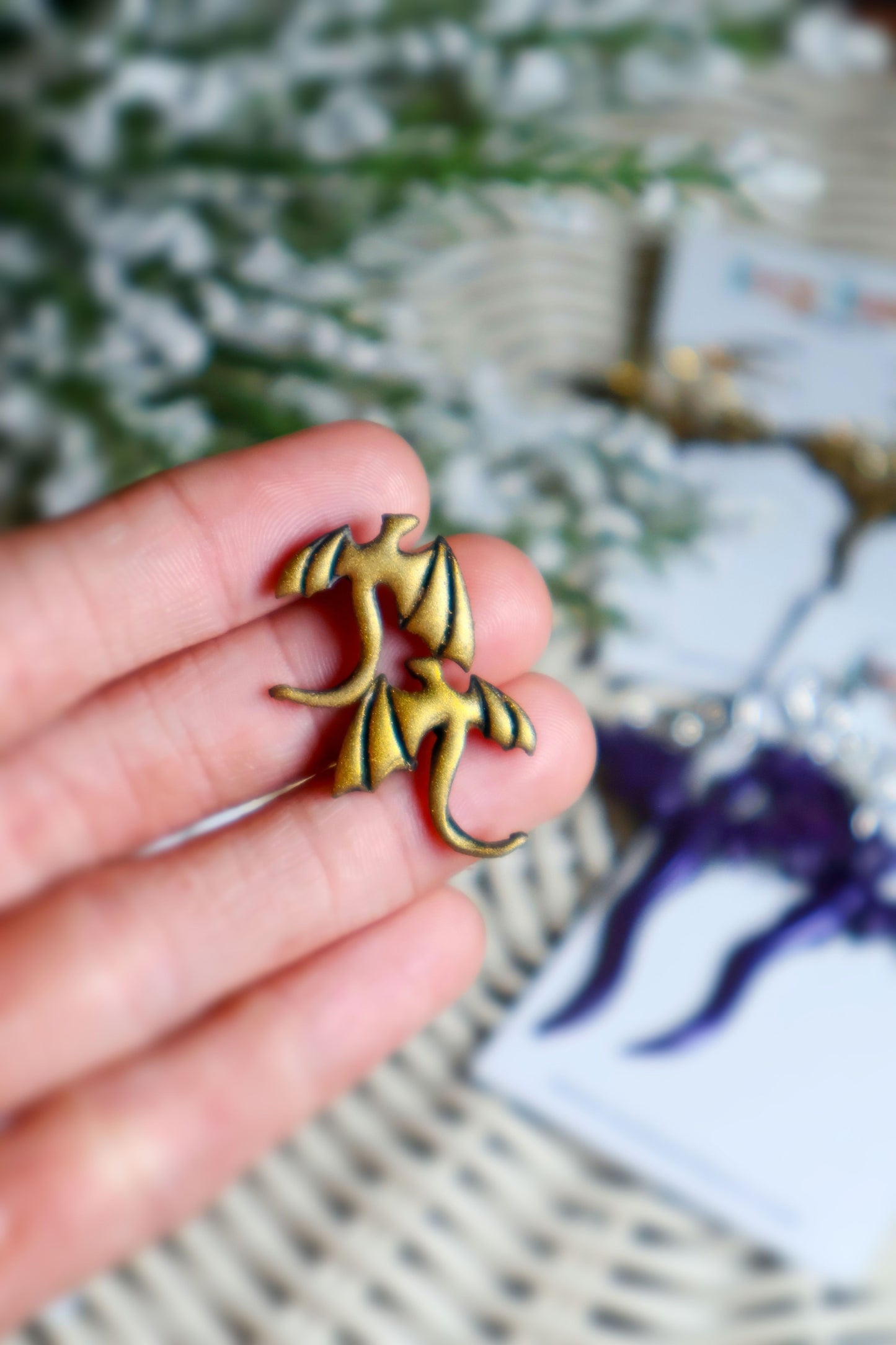 Dragon Stud Earrings