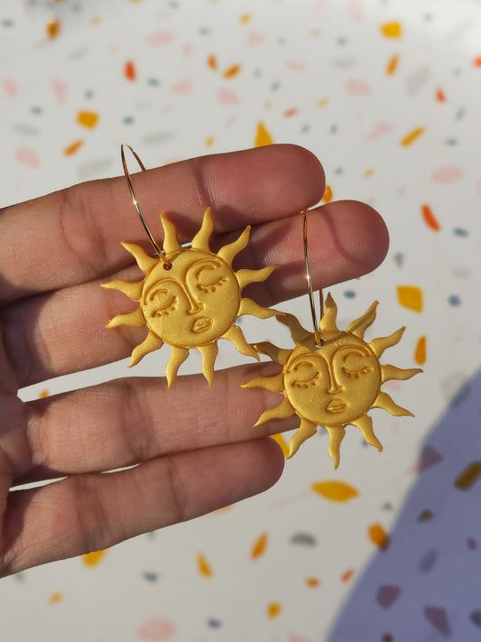 Golden Sun Earrings