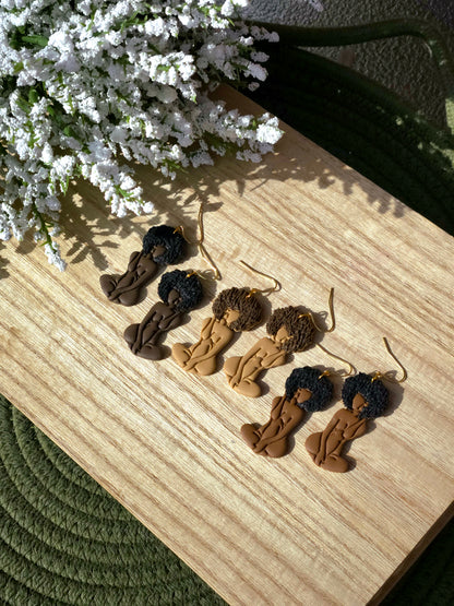 Afro Goddess Earrings