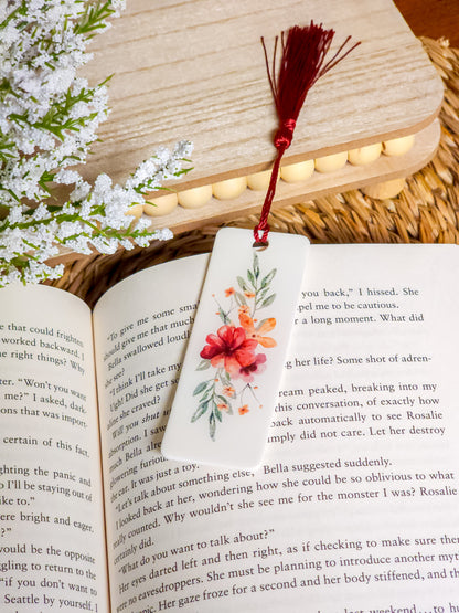 Watercolor Floral Bookmark (Mini)