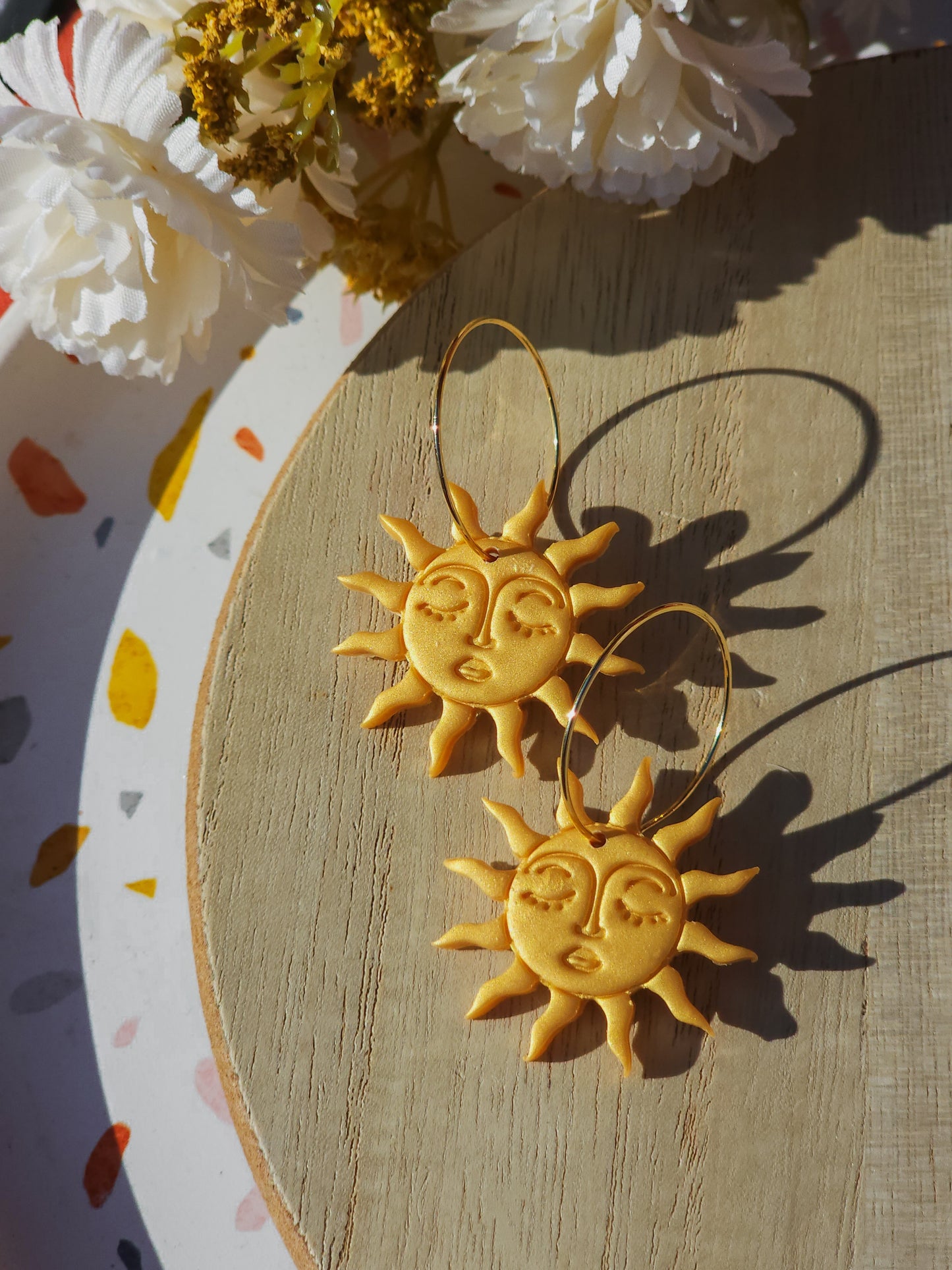 Golden Sun Earrings