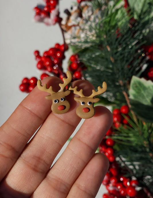 Reindeer - Stud Earrings
