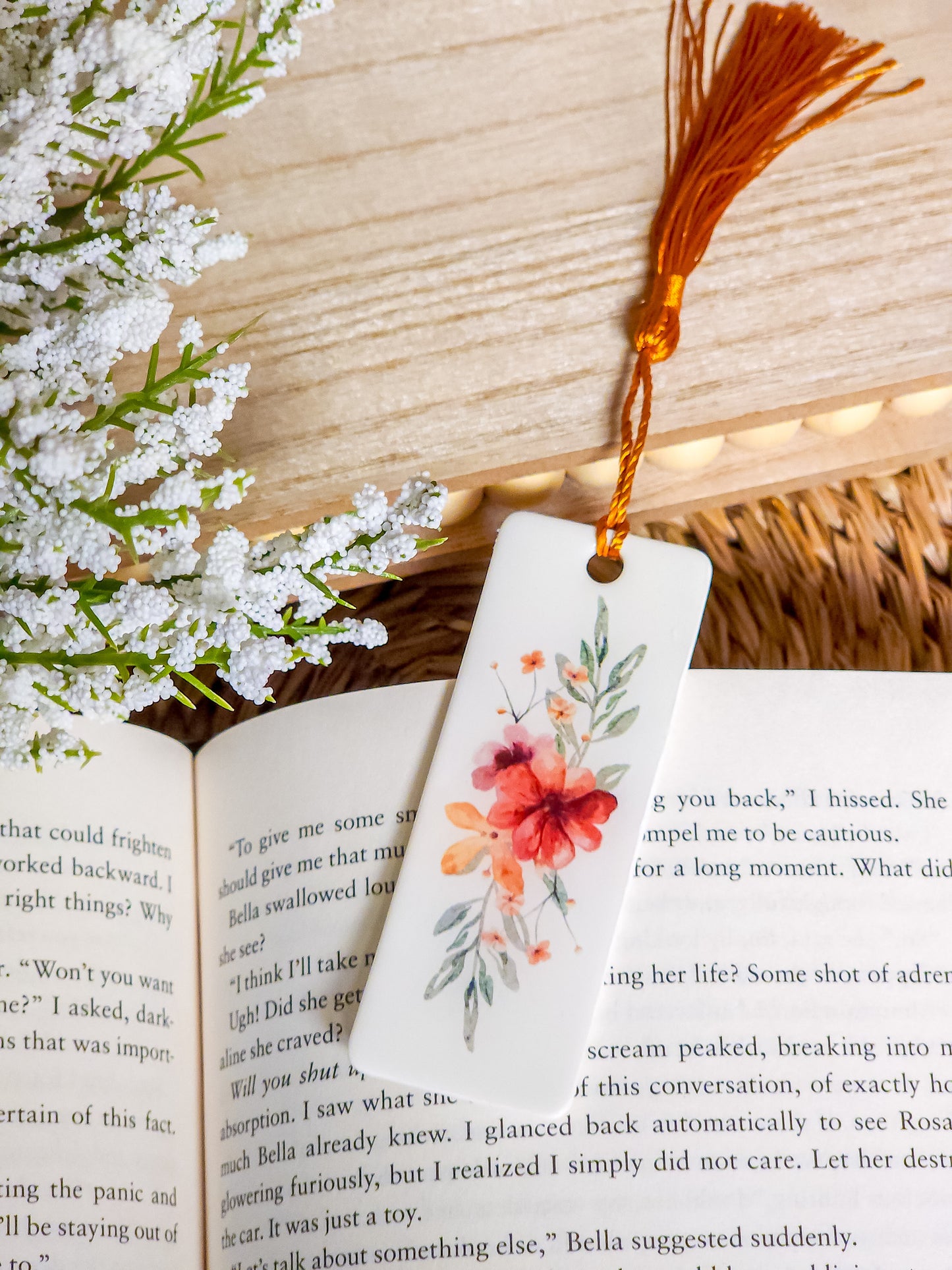 Watercolor Floral Bookmark (Mini)