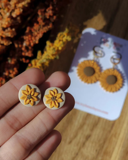 Sunflower - Stud Earrings