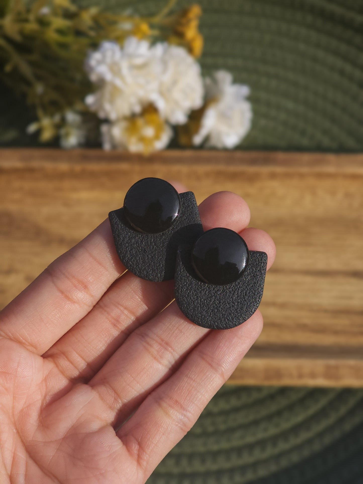 Zoe | Jumbo Stud Earrings